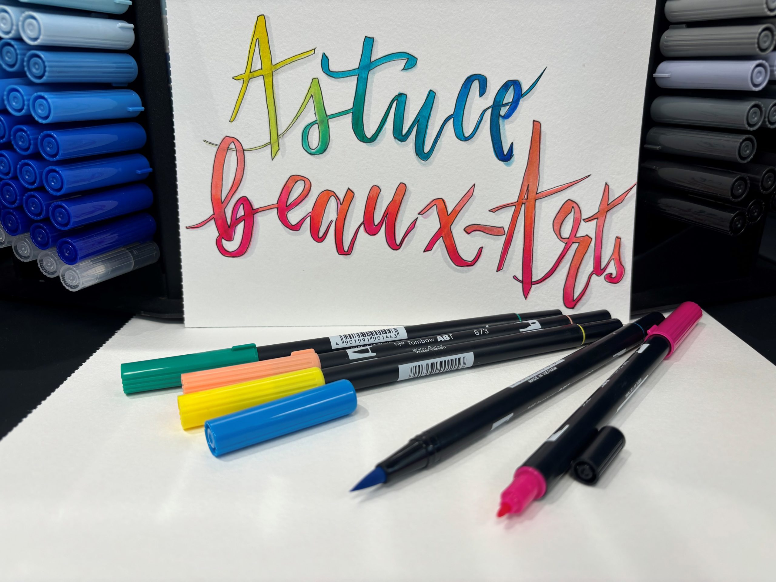 Les feutres Tombow dual brush