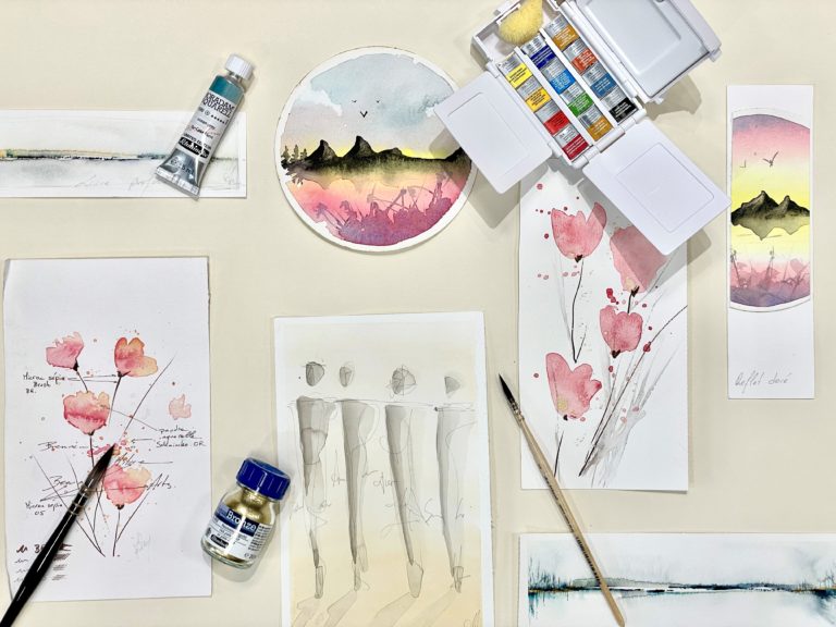 Les ateliers autour de l’aquarelle