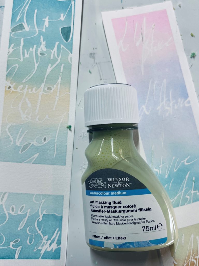 Le fluide à masquer de Winsor & Newton