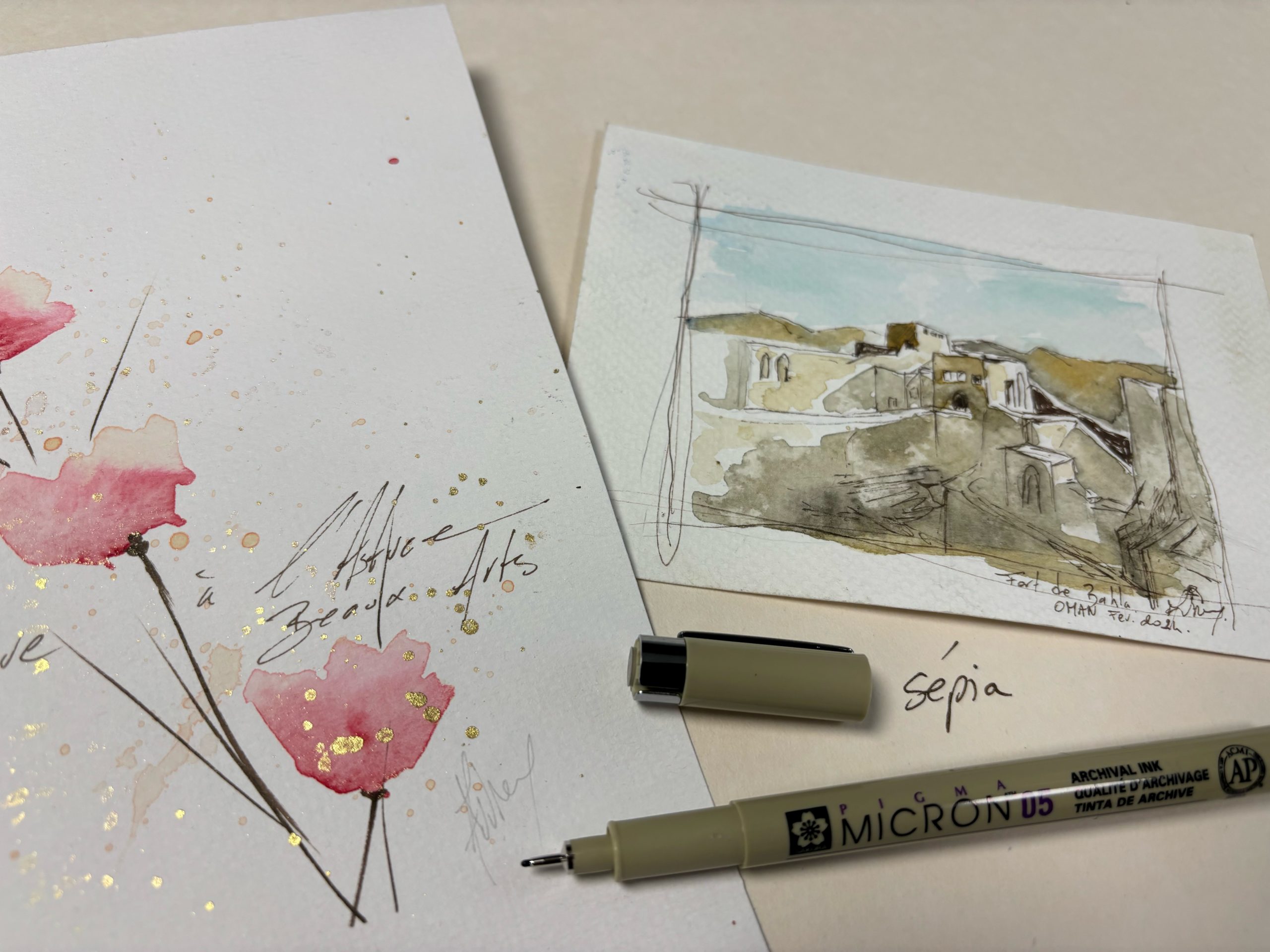 Les feutres Pigma Micron de Sakura