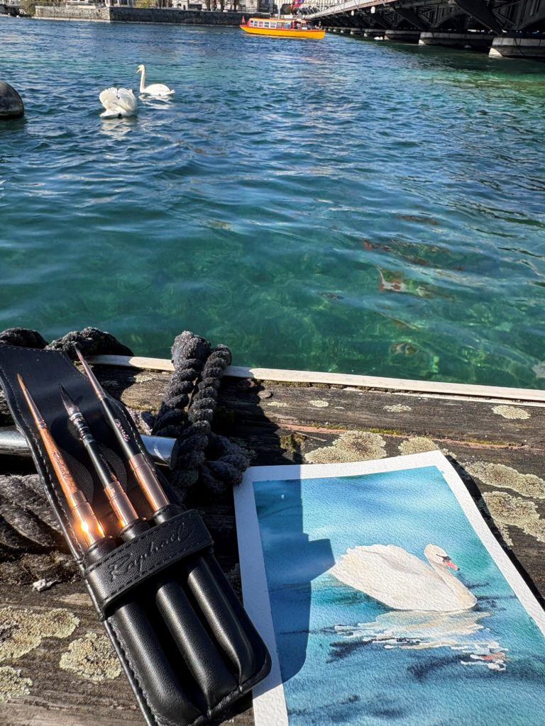 Le set de pinceaux de voyage Raphaël