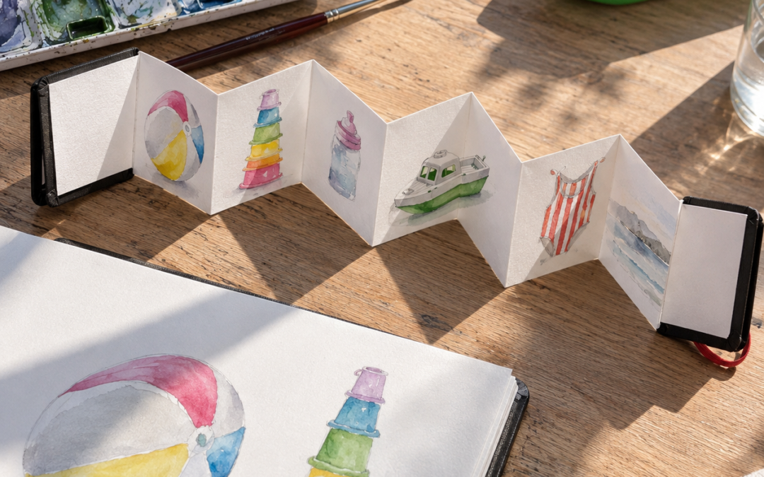 Mini Leporello Zigzag