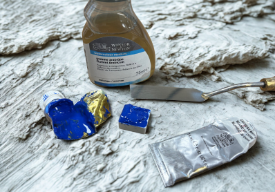Réhydrater une aquarelle séchée avec la gomme arabique de Winsor & Newton